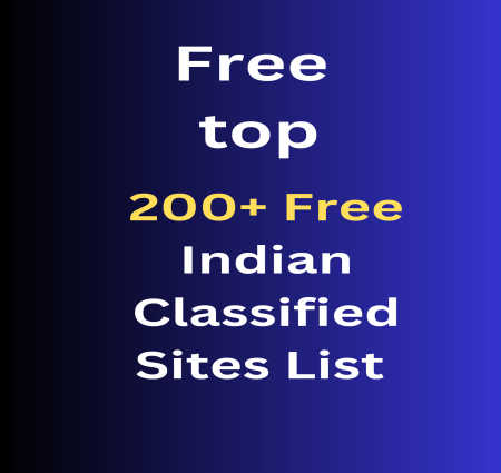Rank your website and business Free top200+ Free Indian Classified Sites List With High DA Dofollow