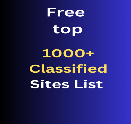 Rank your website and business Free top 1000+ Classified  Sites List With High DA Dofollow