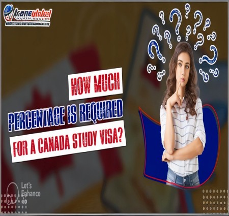 What percentage do you need for a Canada study visa?