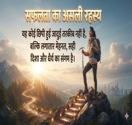सफलता का असली रहस्य