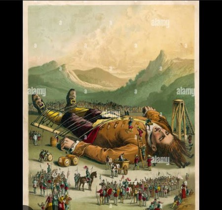 Gulliver in Lilliput is a story