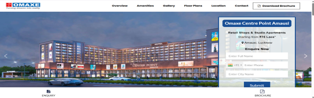 About Omaxe Amausi Lucknow High-Growth Commercial Investment Project