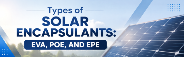 About Types of Solar Encapsulants: EVA, POE, and EPE