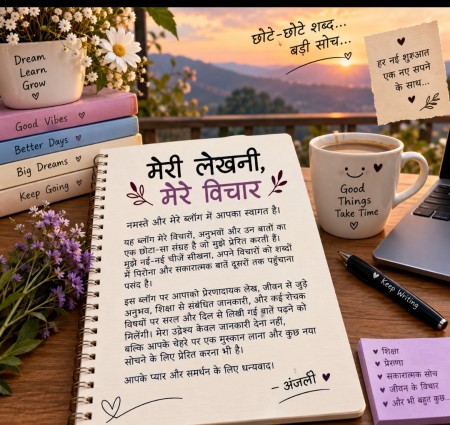 मेरी लेखनी  मेरे विचार