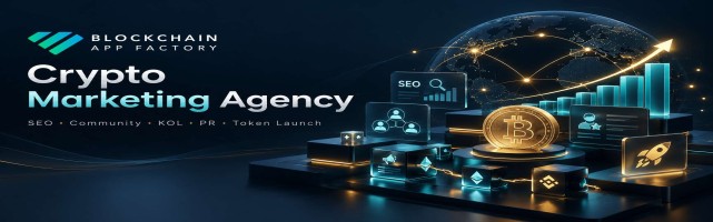 Crypto Marketing Agency - Blockchain App Factory