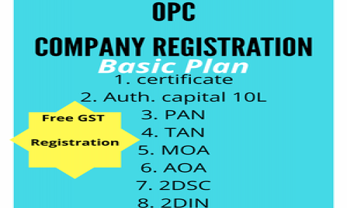 ONE PERSON COMPANY (OPC) REGISTRATION