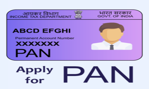 PERMANENT ACCOUNT NUMBER OR PAN APPLICATION