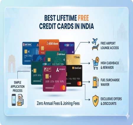 Top 10 Lifetime Free Credit Cards in India : Apply Online with Instant Approval